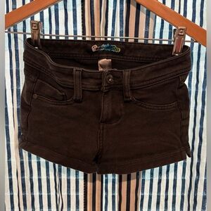 Youth Denim Shorts(Black)!